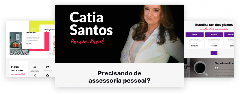 criação de site Catia Santos assessoria pessoal